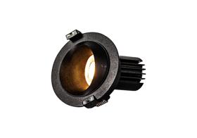 DM202470  Bonia 12 Tridonic Powered 12W 2700K 1200lm 36° CRI>90 LED Engine Black/Black Fixed Recessed Spotlight, IP20